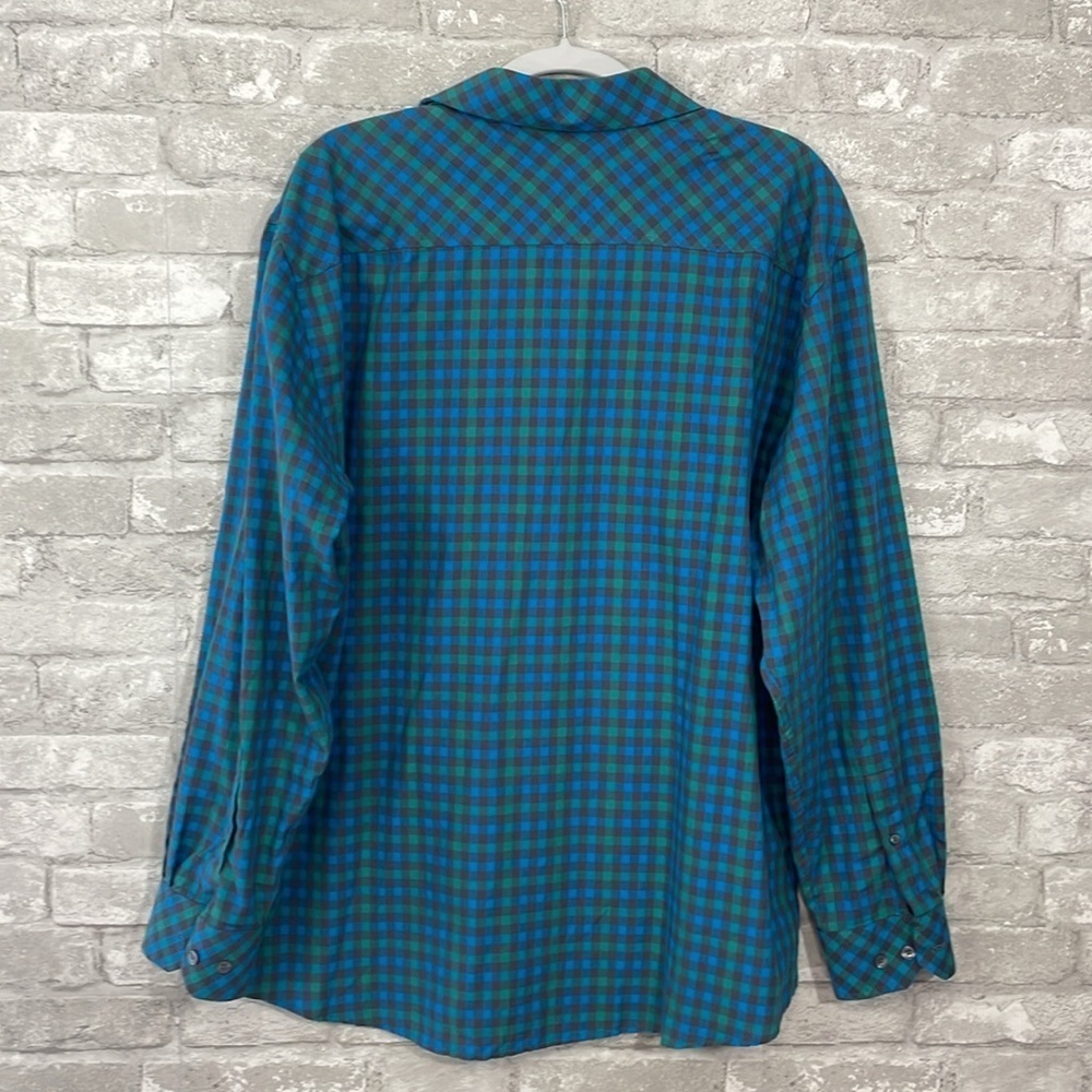 International Report Checked Button Down Shirt - image 3